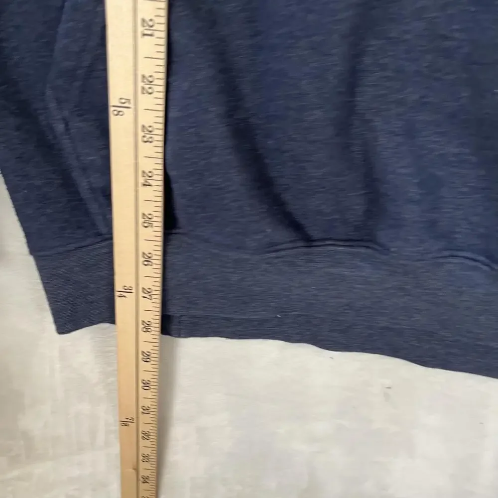 Ariat Hoodie Mens 2XL Blue Fleece Pullover Sweatshirt USA Flag Logo Graphic